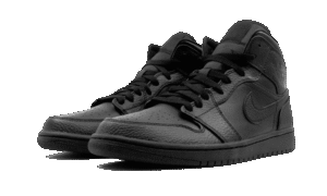 Air Jordan 1 Mid Triple Black