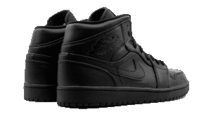 Air Jordan 1 Mid Triple Black