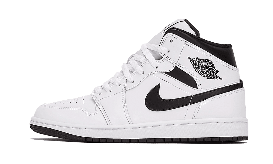 Air Jordan 1 Mid White Black