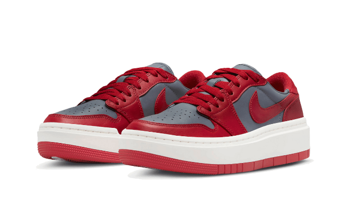 Air Jordan 1 Low Elevate Dark Grey Varsity Red