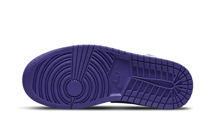 Air Jordan 1 Mid Purple Black
