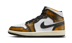 Air Jordan 1 Mid SE Orange Wear-Away