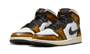 Air Jordan 1 Mid SE Orange Wear-Away