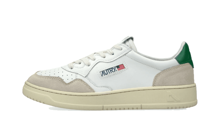 Medalist Leather Suede Low White Green