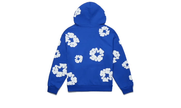 Hoodie The Cotton Wreath Blue