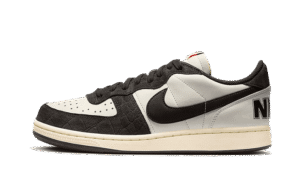 Terminator Low Croc Velvet Brown