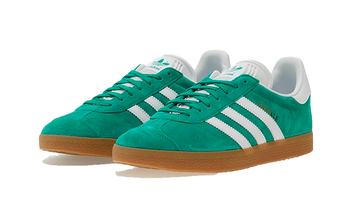 Gazelle Court Green Footwear White