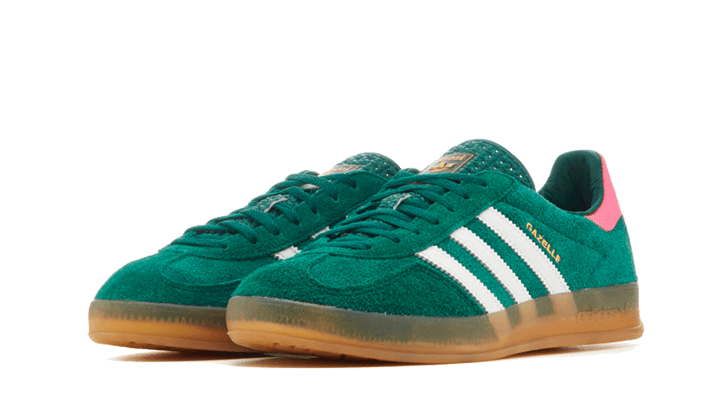 Gazelle Indoor Collegiate Green Lucid Pink