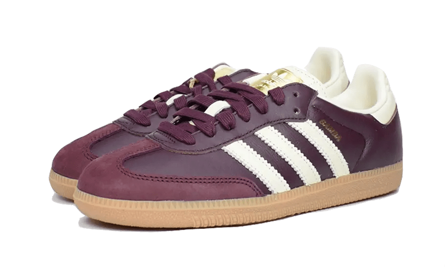 Samba OG Maroon Crewht Gold
