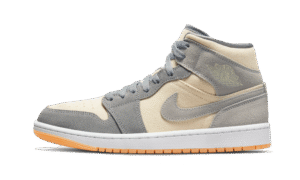 Air Jordan 1 Mid Coconut Milk Particle Grey
