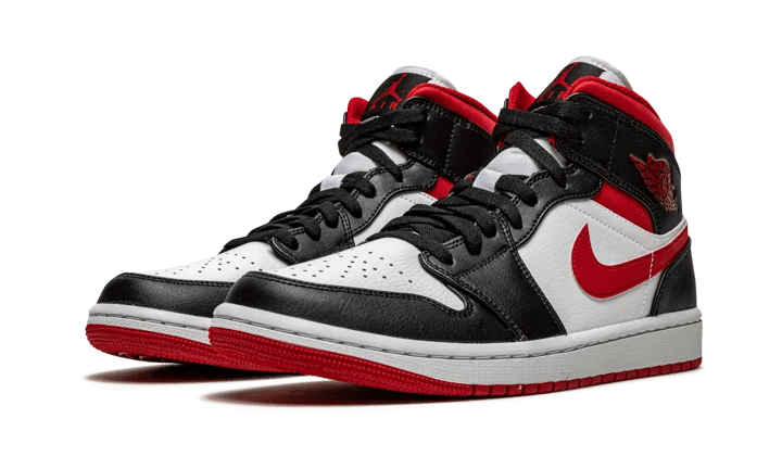 Air Jordan 1 Mid Gym Red Black White