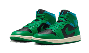 Air Jordan 1 Mid Lucky Green Aquatone