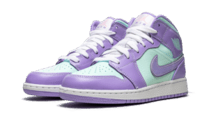 Air Jordan 1 Mid Purple Aqua