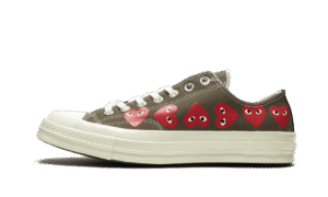 Chuck Taylor All-Star 70s Ox Comme des Garçons PLAY Multi Heart Green