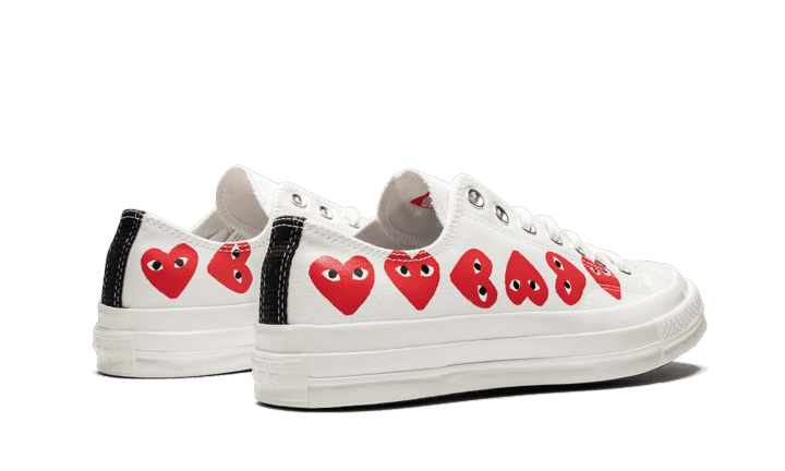 Chuck Taylor All-Star 70s Ox Comme des Garçons PLAY Multi-Heart White
