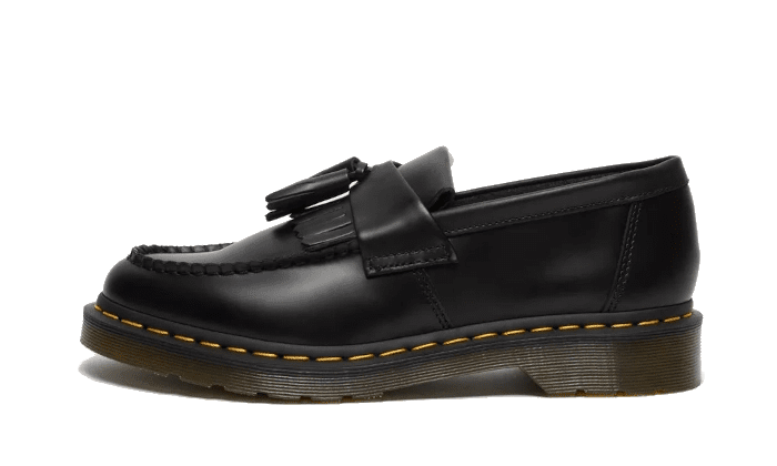 Adrian Smooth Leather Tassel Loafer Black