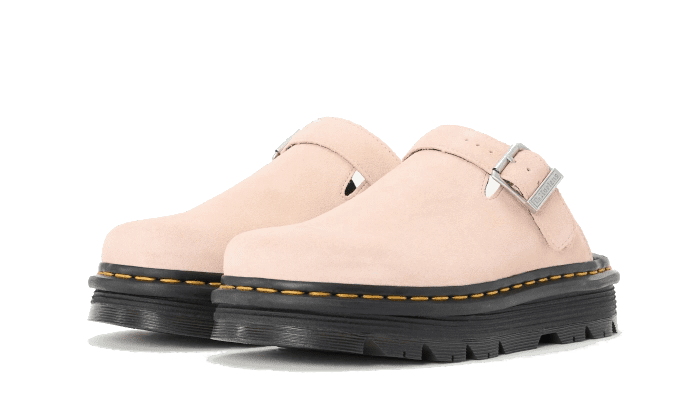 Mules Platform Zebzag Powder Pink