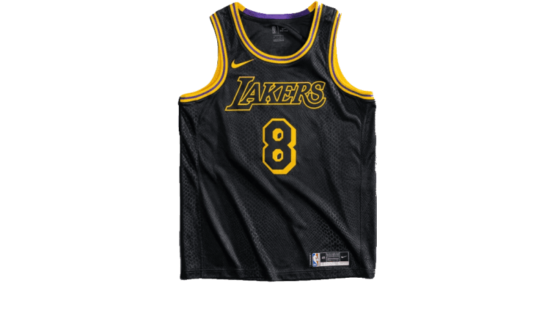 Los Angeles Lakers Kobe Bryant Black Mamba City Jersey