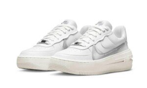 Air Force 1 Low Platform Summit White Metallic Silver