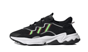 Ozweego Core Black Solar Green