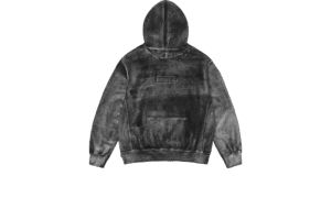 MM6 Maison Margiela Foil Box Logo Hooded Sweatshirt Black