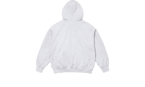 MM6 Maison Margiela Zip Up Hooded Sweatshirt Ash Grey