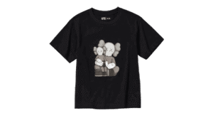 T-Shirt KAWS Black Graphic
