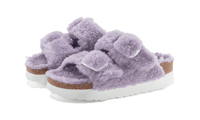 Arizona Big Buckle Shearling Purple Fog