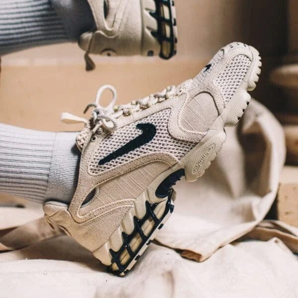 Air Zoom Spiridon Cage 2 Stussy Fossil