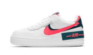 Air Force 1 Shadow White Dark Teal Solar Red