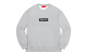 Box Logo Crewneck Heather Grey