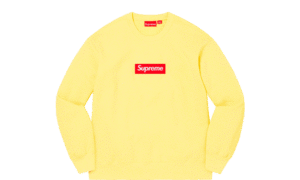 Box Logo Crewneck Pale Yellow