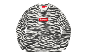Box Logo Crewneck Zebra